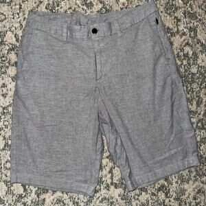 Lululemon Commission Short Relaxed *Qwick Oxford 11" Black / White - 33 Men’s